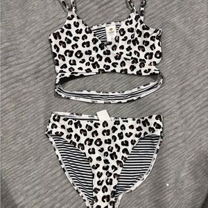 Leopard Print Bikini Set‎